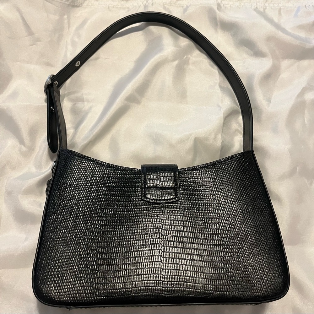 Coach Black Leather Eliza Women's Shoulder Bag - Picture 3 of 6